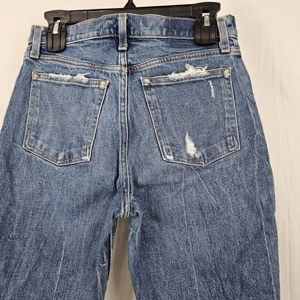 Abercrombie & Fitch Jeans Womens Size 27/4 Blue Denim High Rise Mom Jean